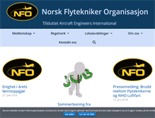 Tablet Screenshot of nfo.no